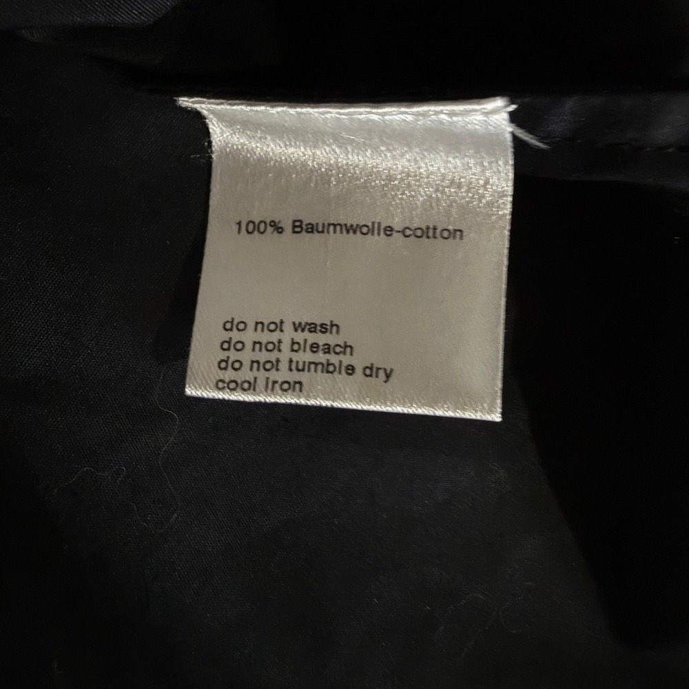 Akris Punto Blouse Womens 8 Black Excellent Ruffle Front Sleeveless Cotton Top - Picture 6 of 9